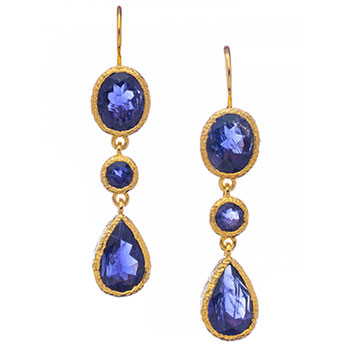 Iolite Earrings