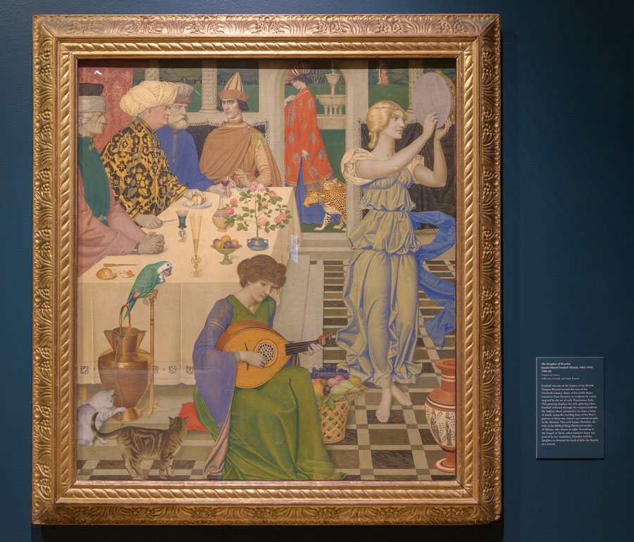 The Daughter of Herodias Tempera on canvas