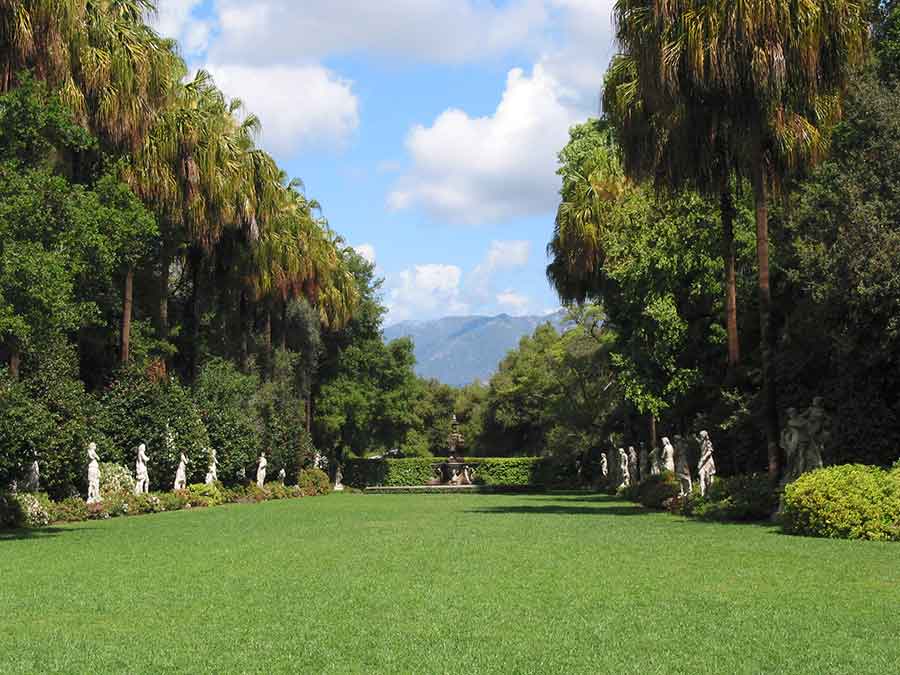 The North Vista. The Huntington Library, Art Museum, and Botanical Gardens. Photo by John Sullivan.