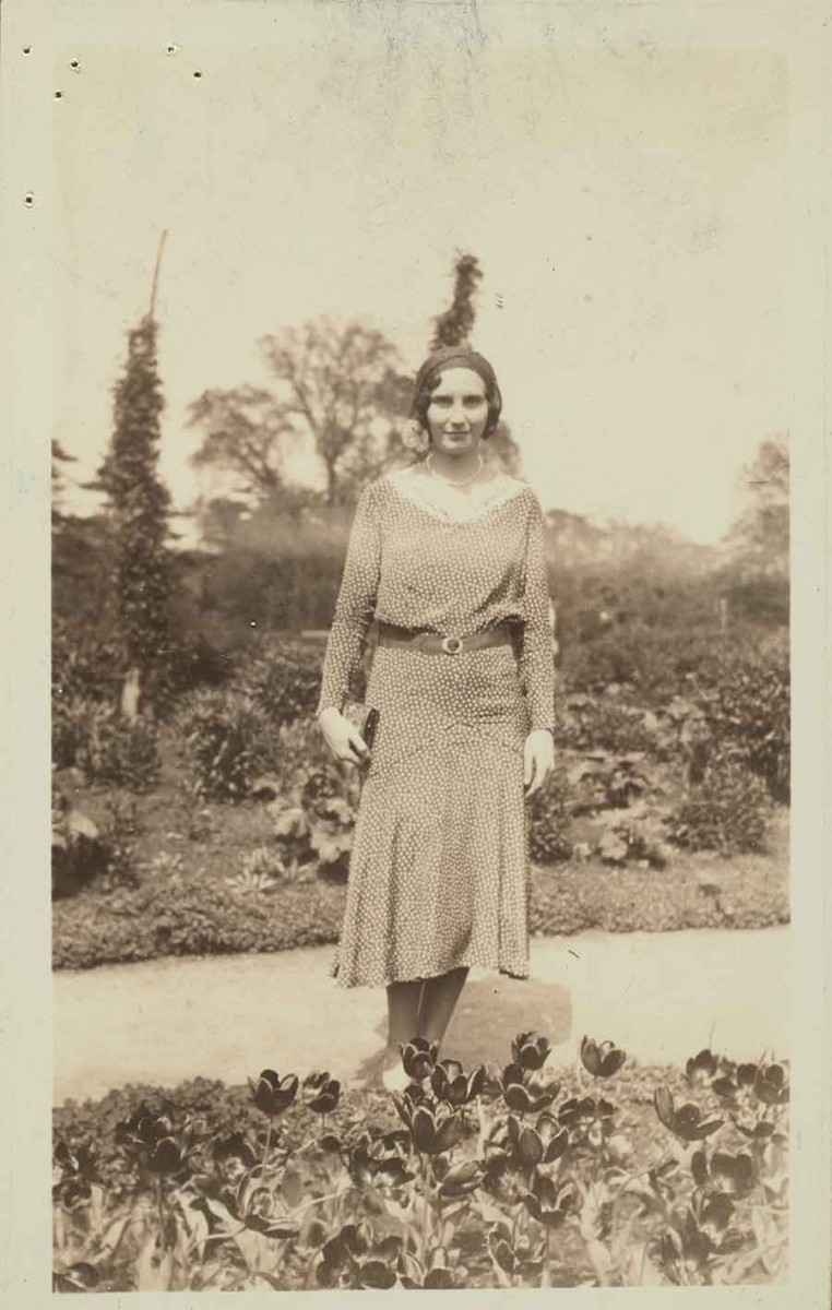 Haydée Noya (1903–1992), manuscript cataloger for 39 years at The Huntington. She was the principal cataloger for Hispanic manuscripts for most of her career. Unknown photographer. The Huntington Library, Art Museum, and Botanical Gardens.