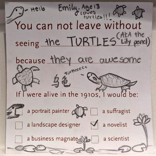 Impressions and Recommendations Card